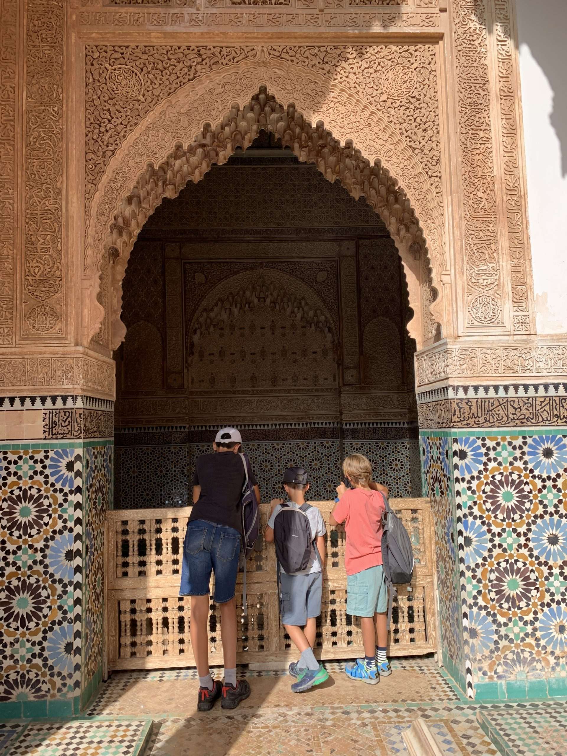 Arco tombas Saadis Marrakech