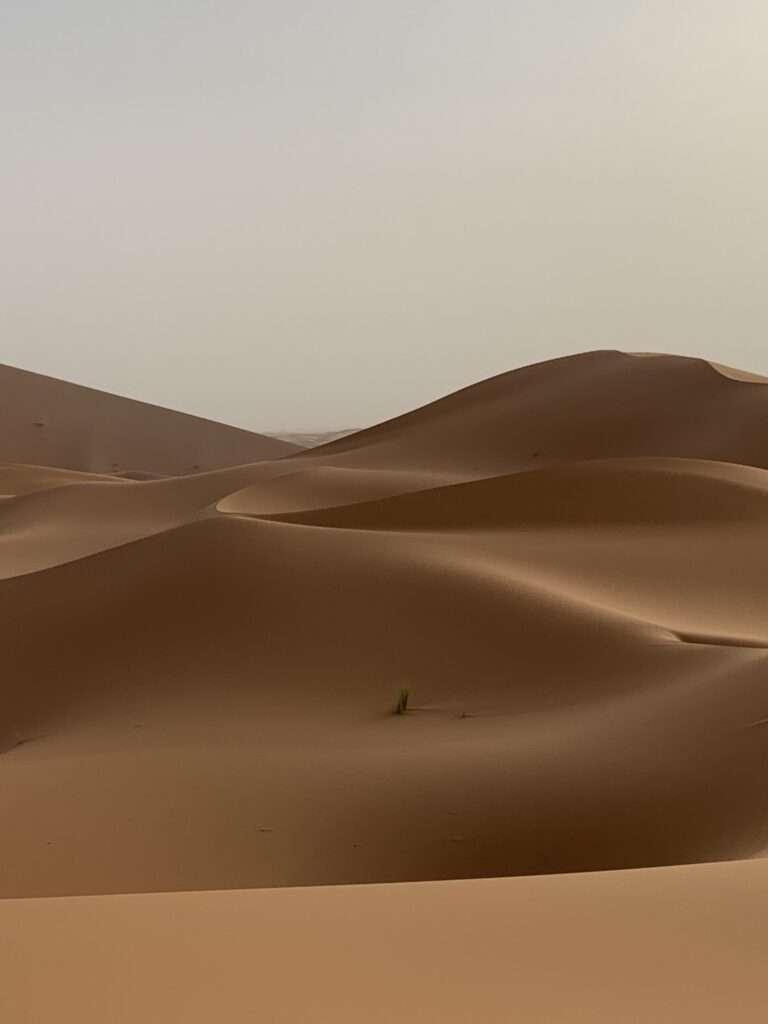 Ondulantes dunas Erg Chebbi desierto Marruecos