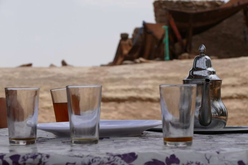 Te oasis dunas Erg Chigaga desierto Marruecos